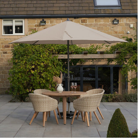 Riva Taupe Parasol - 3.5m
