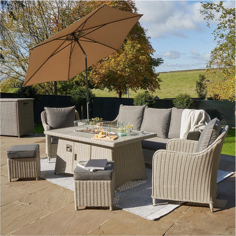 Riva Premium Havana Taupe Parasol - 3m