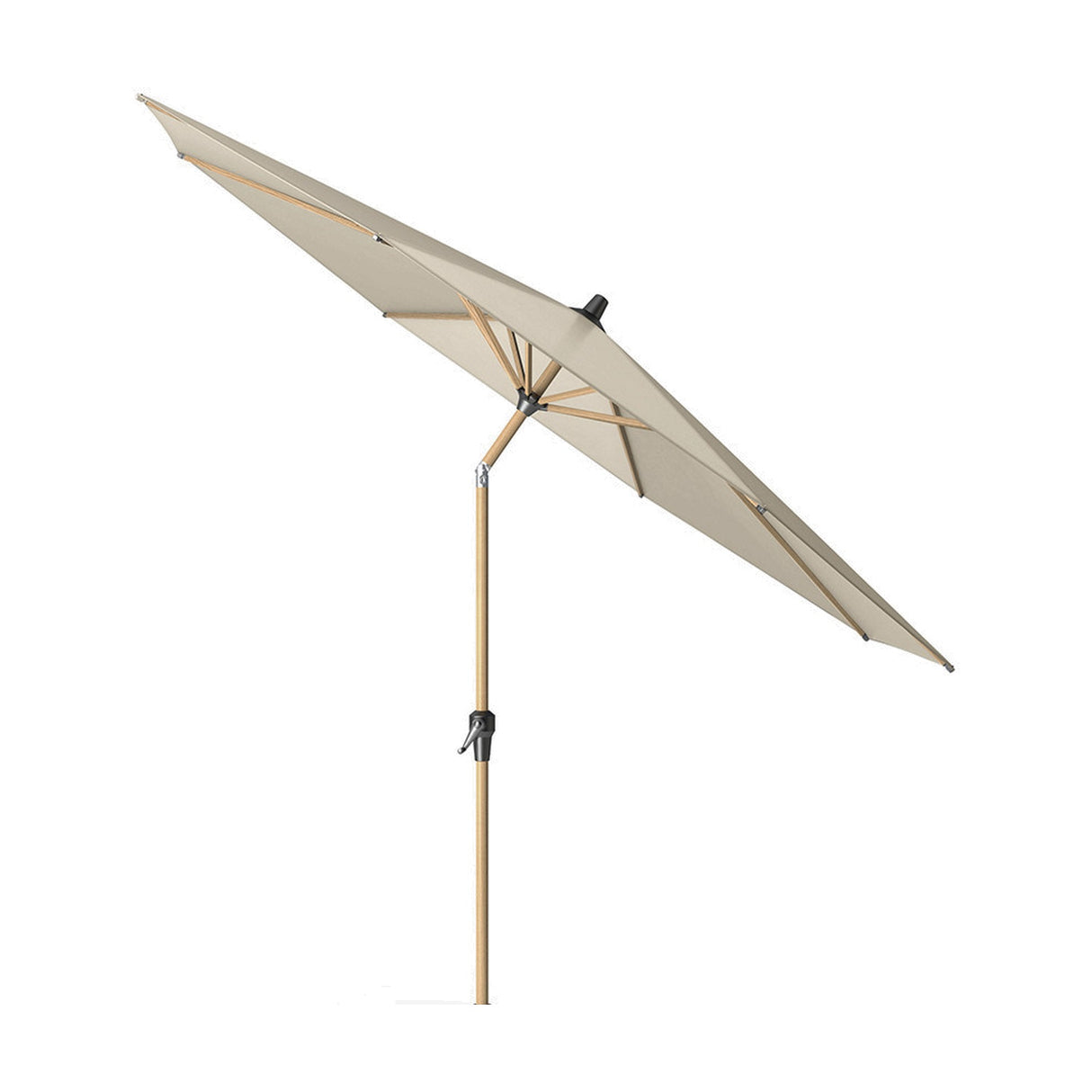 Riva Teak Champagne Parasol - 3m