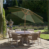 Riva Teak Olive Parasol - 3m