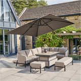 Challenger T2 Premium Havana Taupe Cantilever Parasol - 3m