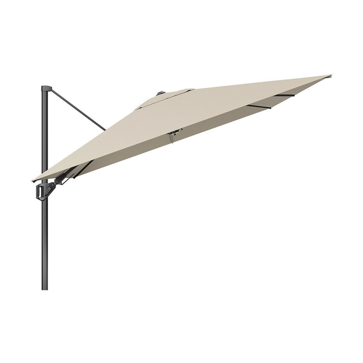 Challenger T2 3.5 X Rectangular Premium Champagne Cantilever Parasol