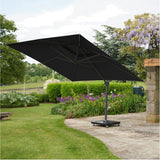 Challenger T2 3.5 X Rectangular Premium Faded Black Cantilever Parasol