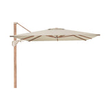 Challenger Teak T2 3.5m Rectangular Champagne Cantilever Parasol
