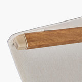 Challenger Teak T2 3.5m Rectangular Champagne Cantilever Parasol
