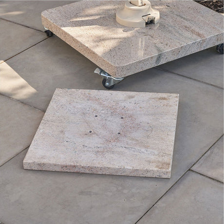 Venezia Sandstone Edge 30KG Add On Parasol Base - 45cm