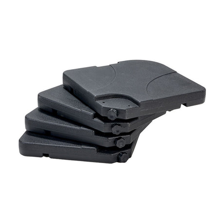Set of 4 Plastic Parasol Cross Base Containers - 6cm