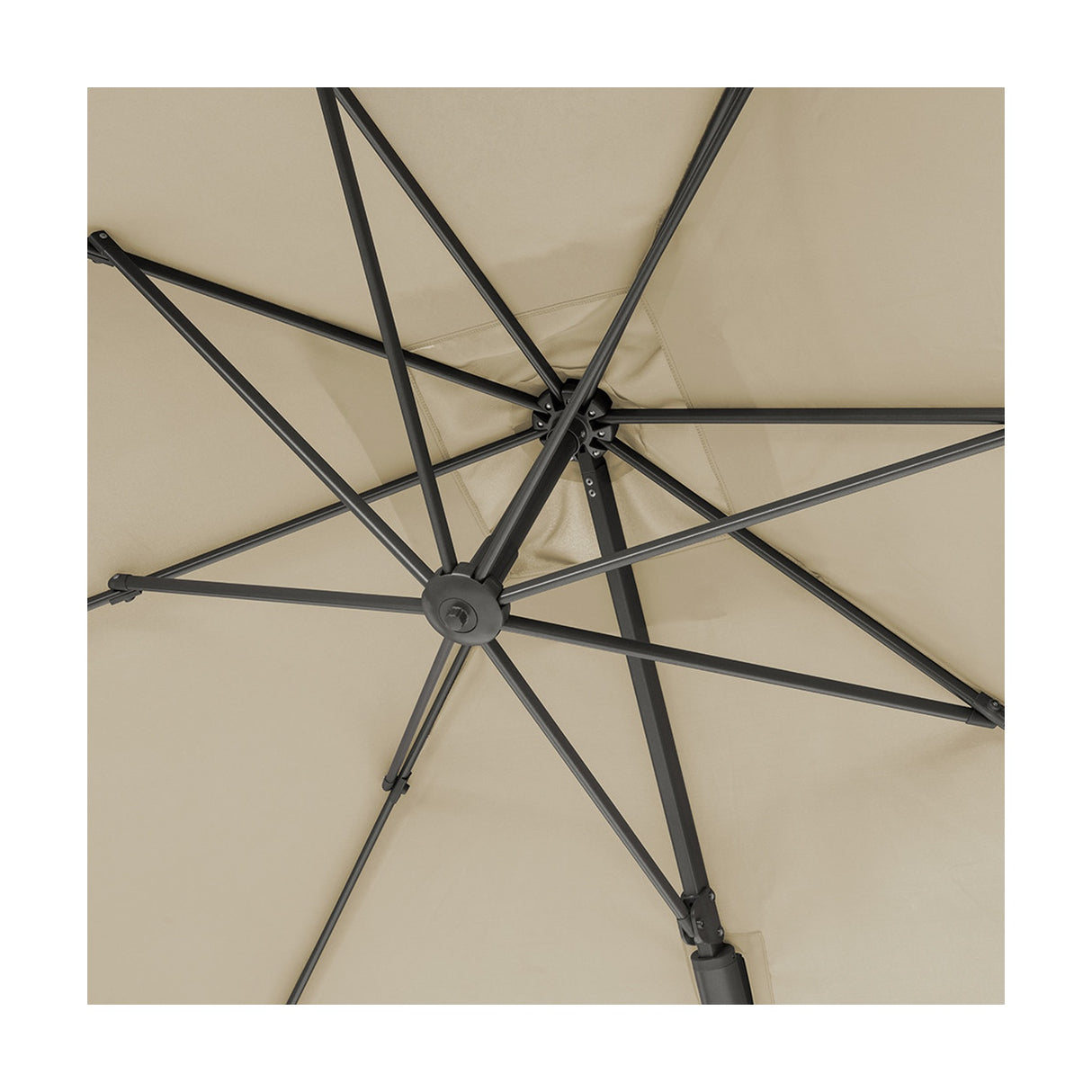 Voyager T2 Champagne Cantilever Parasol - 2.7m