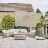 Voyager T2 Sandstone / Champagne Cantilever Parasol - 2.7m