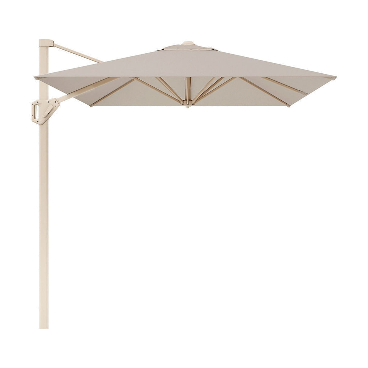 Voyager T1 X Rectangular Sandstone / Champagne Cantilever Parasol - 3m