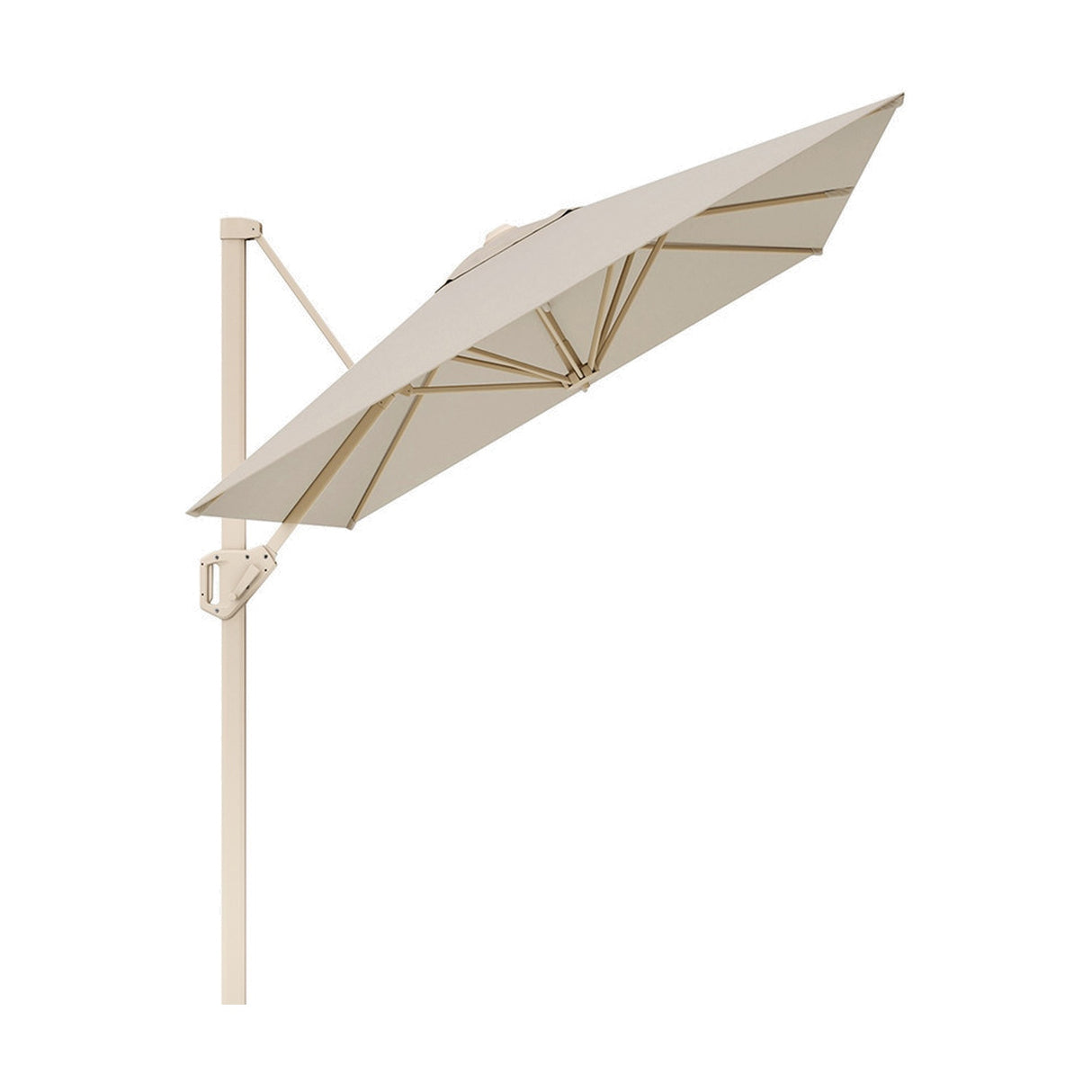 Voyager T1 X Rectangular Sandstone / Champagne Cantilever Parasol - 3m