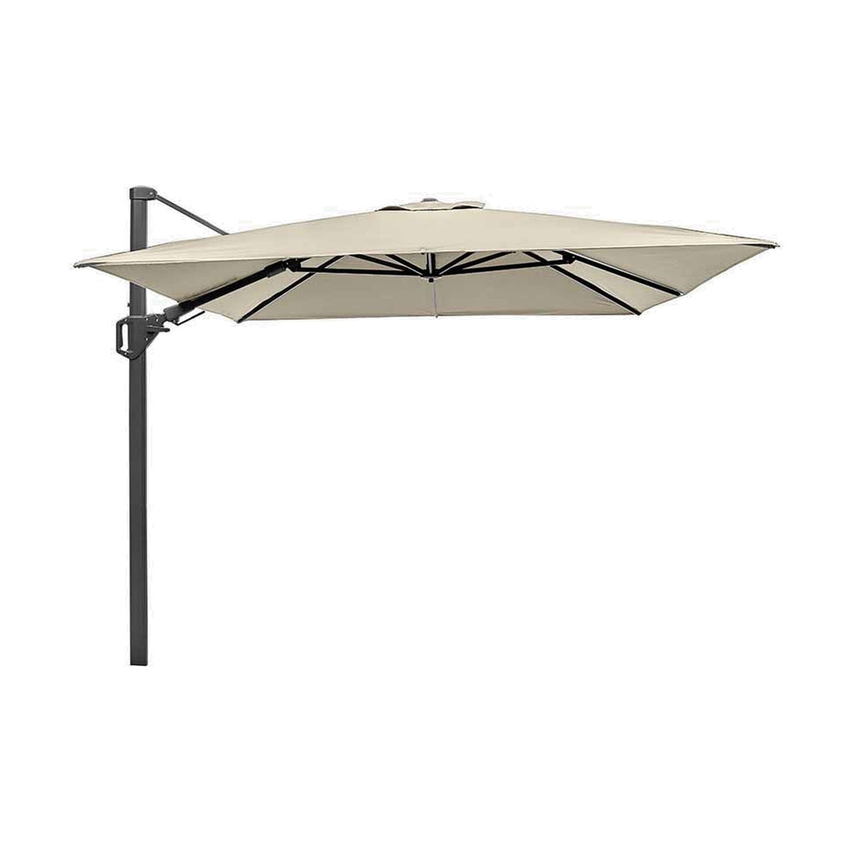 Challenger T2 3.5 X Rectangular Champagne Cantilever Parasol - 3.5m