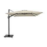 Challenger T2 3.5 X Rectangular Champagne Cantilever Parasol - 3.5m