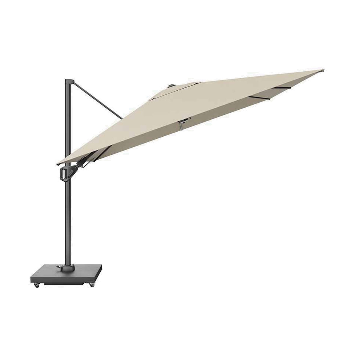 Challenger T2 3.5 X Rectangular Champagne Cantilever Parasol - 3.5m
