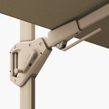 Challenger T2 3.5 X Rectangular Sandstone / Champagne Parasol