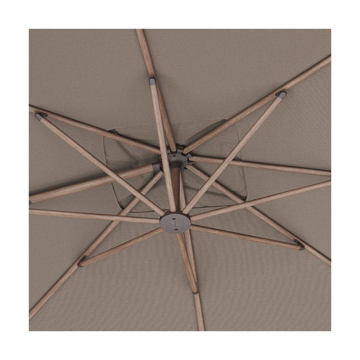 Nexus T2 Premium Mocha / Havana Taupe Cantilever Parasol - 3m