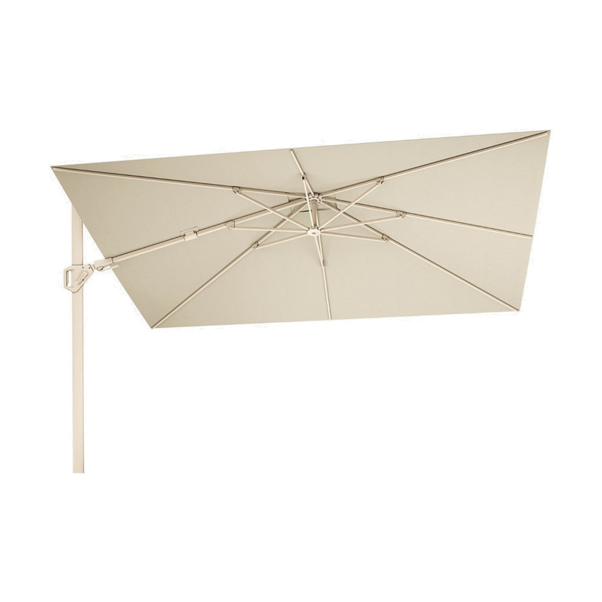 Challenger T2 2.6 X Rectangular Premium Sandstone / Champagne Parasol