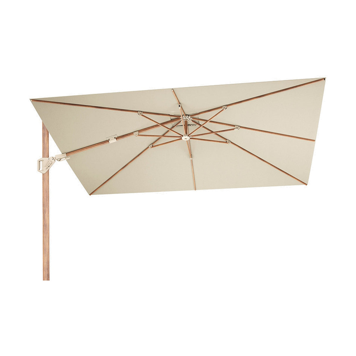Challenger T2 2.6 X Rectangular Premium Champagne Cantilever Parasol