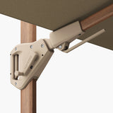 Challenger T2 2.6 X Rectangular Premium Champagne Cantilever Parasol