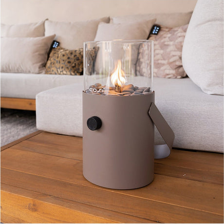 Cosi Clay Gas Flame Lantern - 30cm