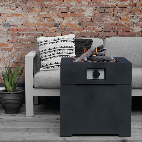 Cosi Anthracite Gas Fire Pit - 60cm