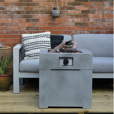 Cosi Concrete Effect Gas Fire Pit - 60cm