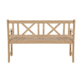 Cambridge Light Teak Outdoor 3 Seater Acacia Bench - 150cm