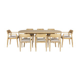 Salita Outdoor 8 Seater Dining Set - 78cm