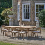 Salita Outdoor 8 Seater Dining Set - 78cm
