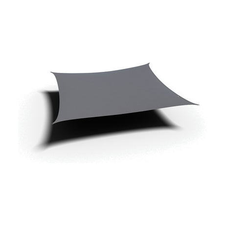 Square Waterproof Shade Sail Grey - 5m