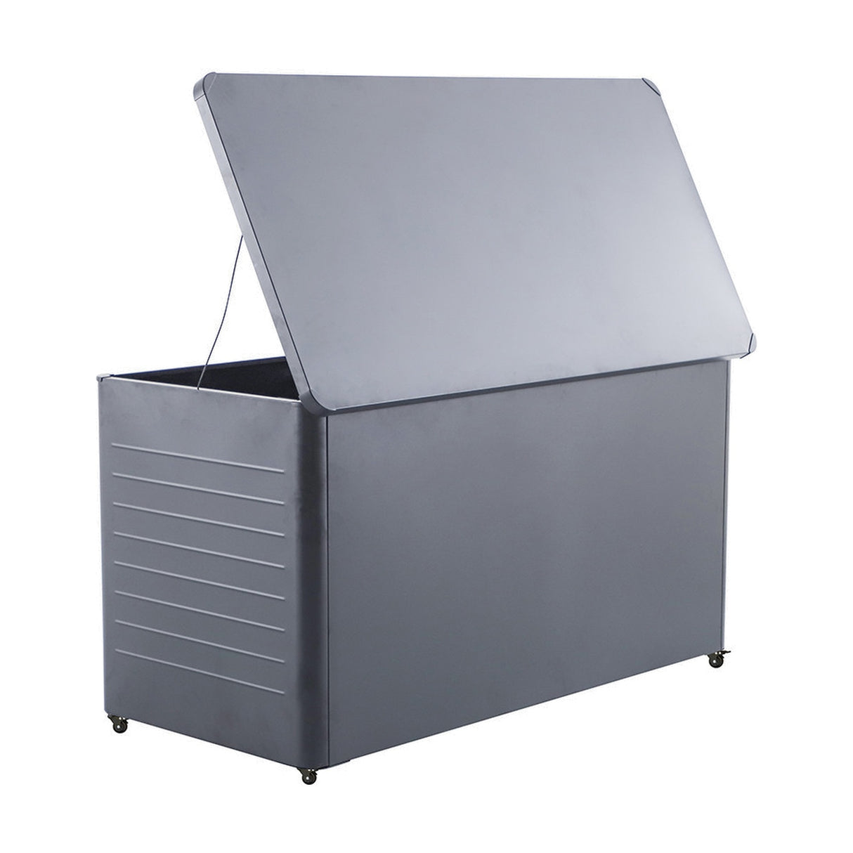 Rhode Island Large Galvanised Steel Cushion Box Anthracite - 91cm