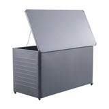 Rhode Island Large Galvanised Steel Cushion Box Anthracite - 91cm