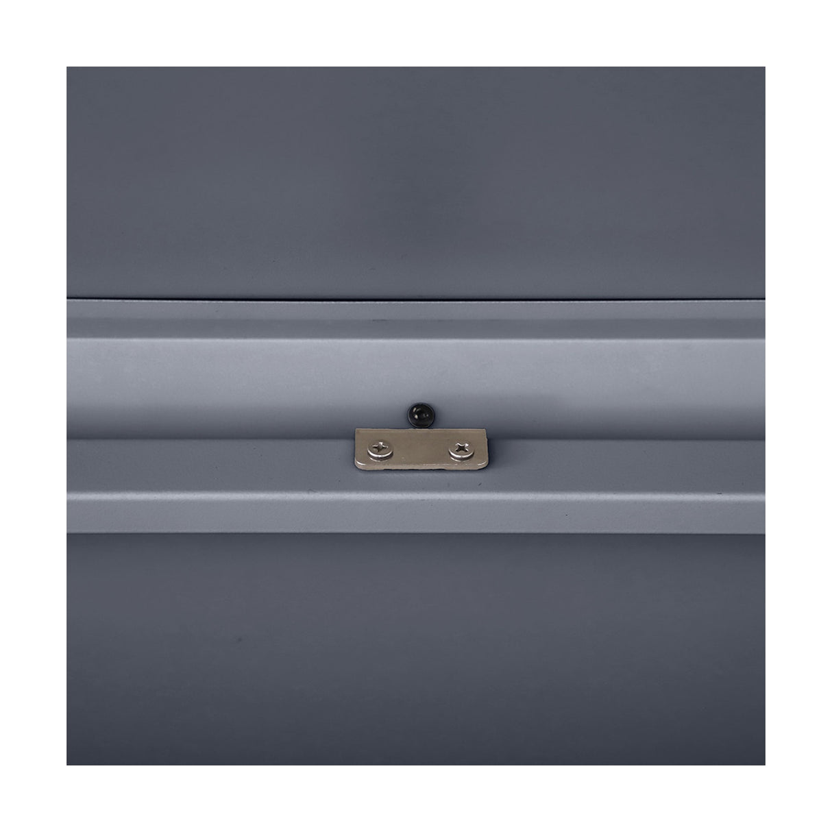 Rhode Island Large Galvanised Steel Cushion Box Anthracite - 91cm