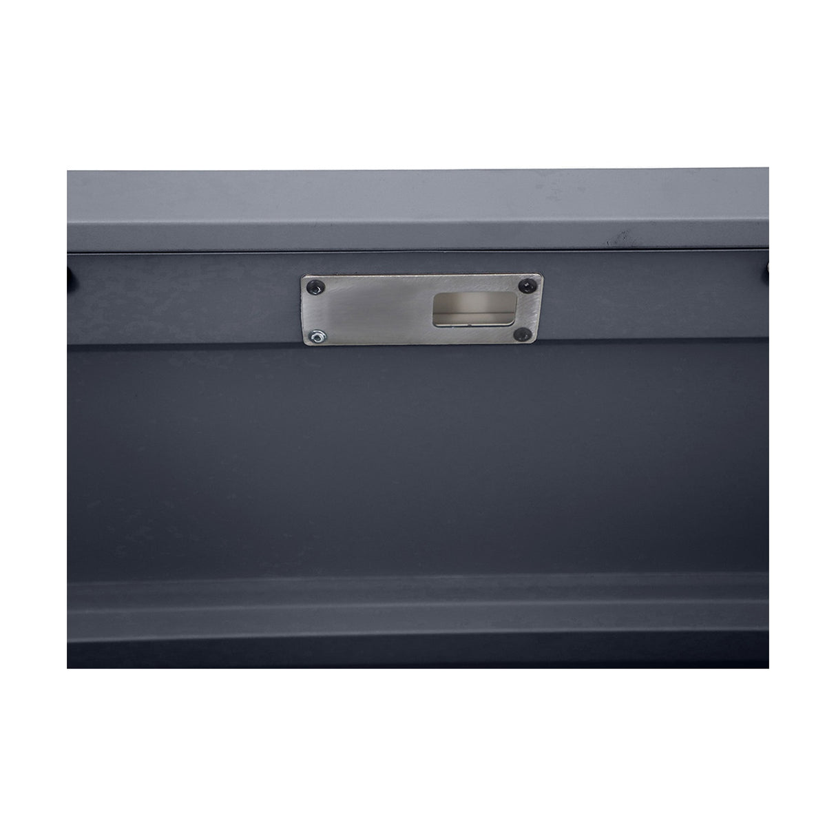 Rhode Island Large Galvanised Steel Cushion Box Anthracite - 91cm