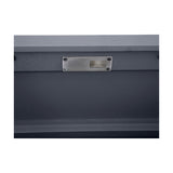 Rhode Island Large Galvanised Steel Cushion Box Anthracite - 91cm