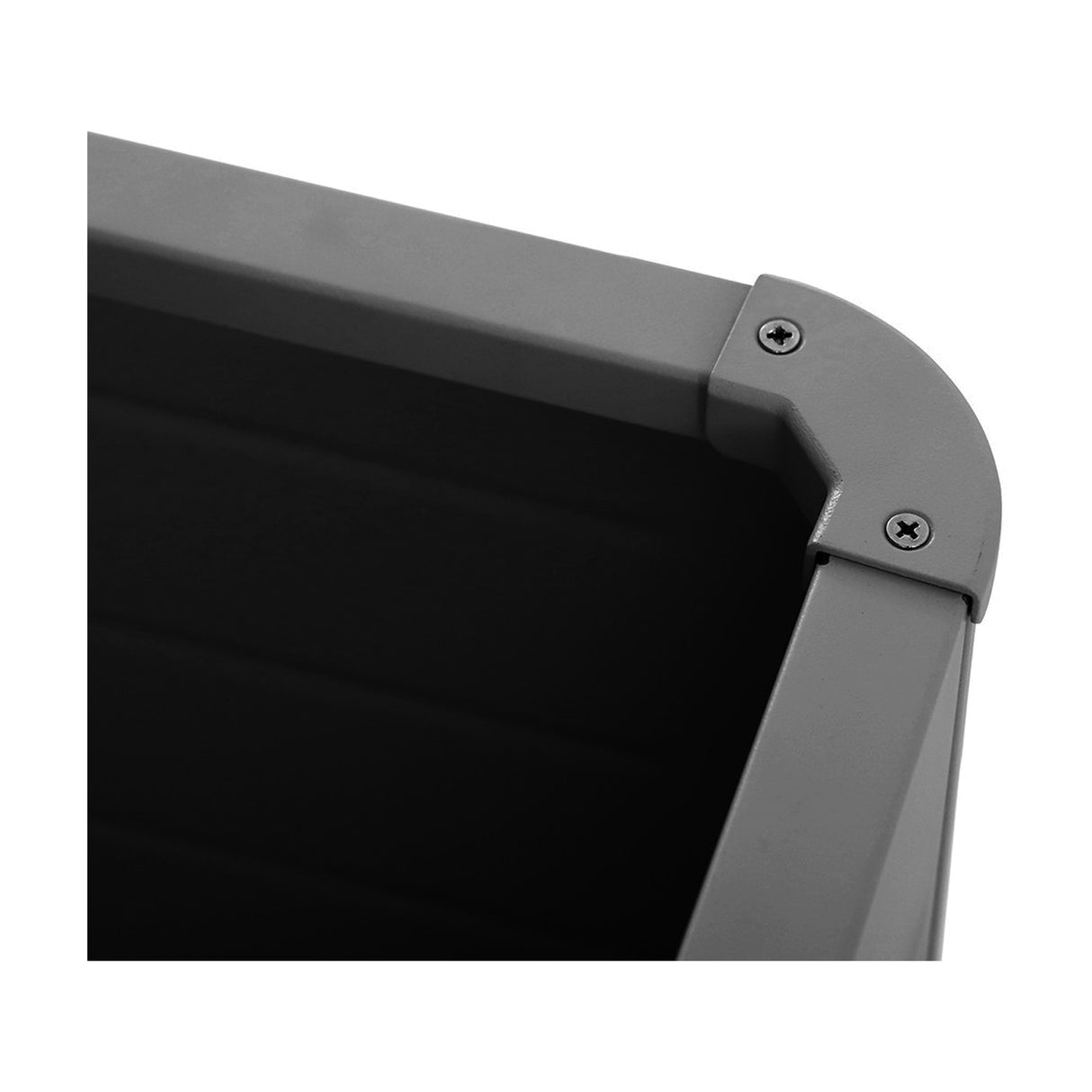 Rhode Island Large Galvanised Steel Cushion Box Anthracite - 91cm