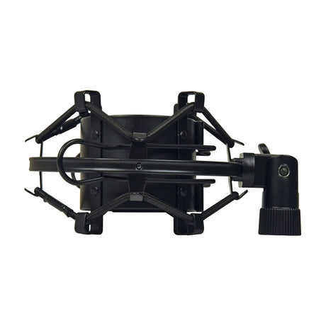 Citronic SMH50 metal shock mount with sprung cradle and angle-adjustable 5/8" pivot for 48–54mm microphones, shown on a white background.