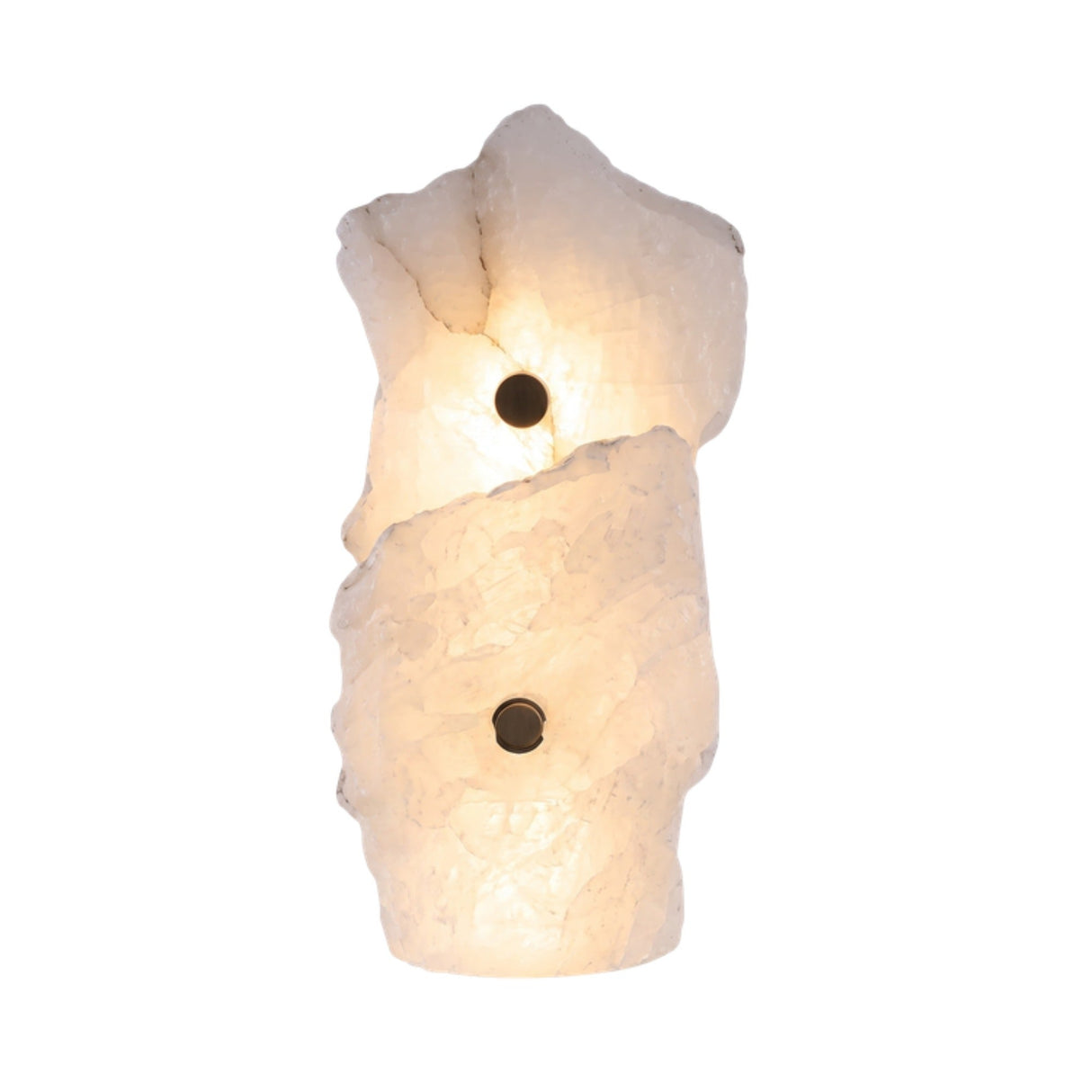 Frammenta LED 2 Light Fragment Alabaster Wall Light - Brass