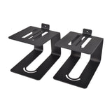 QTX Desktop Speaker Stands, Pair with Foam Pads