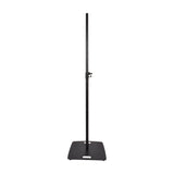 QTX Square Base Speaker Stand, 182cm, Black