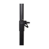 QTX Square Base Speaker Stand, 182cm, Black