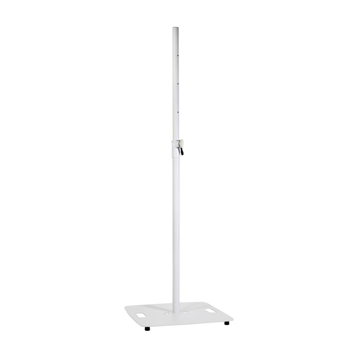 QTX Square Base White Speaker Stand