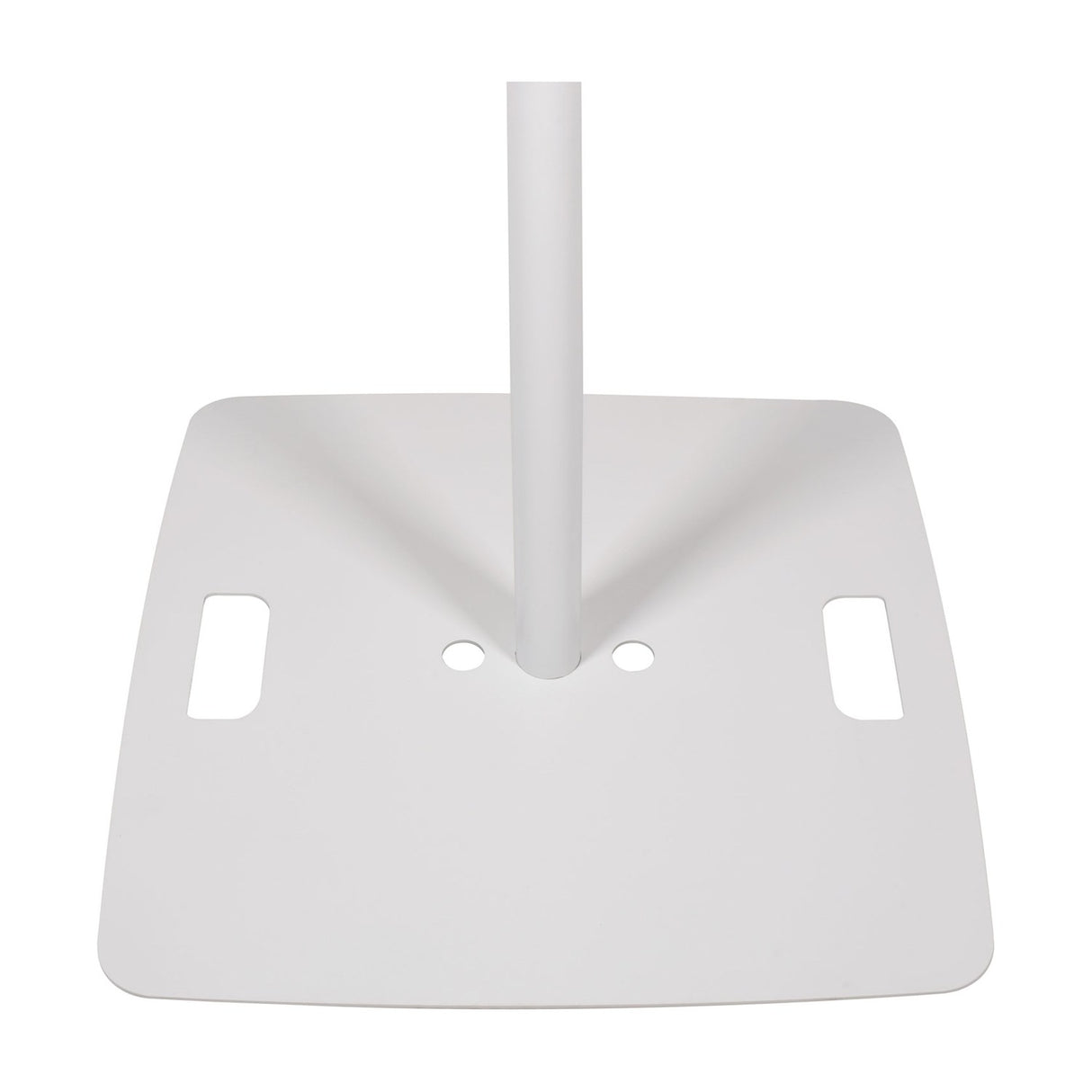 QTX Square Base White Speaker Stand