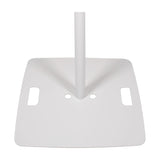 QTX Square Base White Speaker Stand