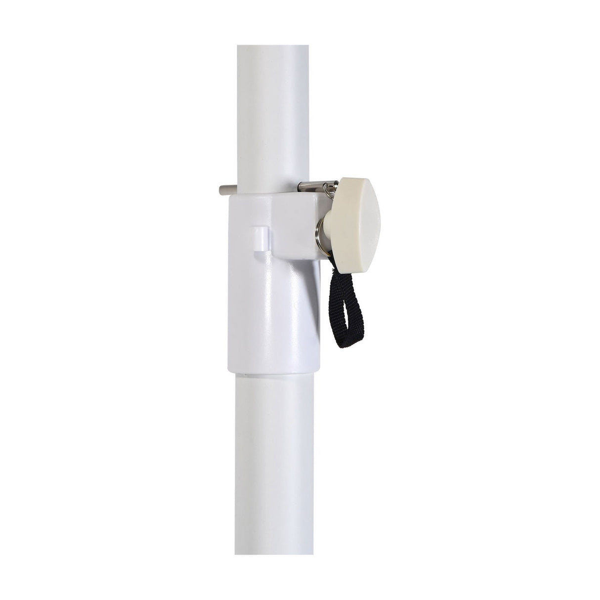 QTX Square Base White Speaker Stand