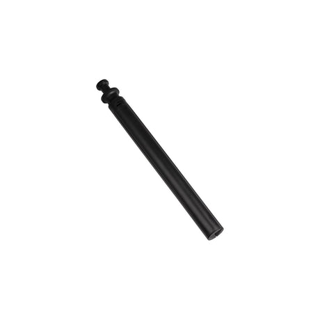 Musedo MGS-10 compact foldaway guitar stand by AVSL shown collapsed in matte black cylindrical form on a plain white background.