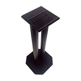 QTX Studio Monitor Stands 50cm - Pair, Steel with Floor Spikes