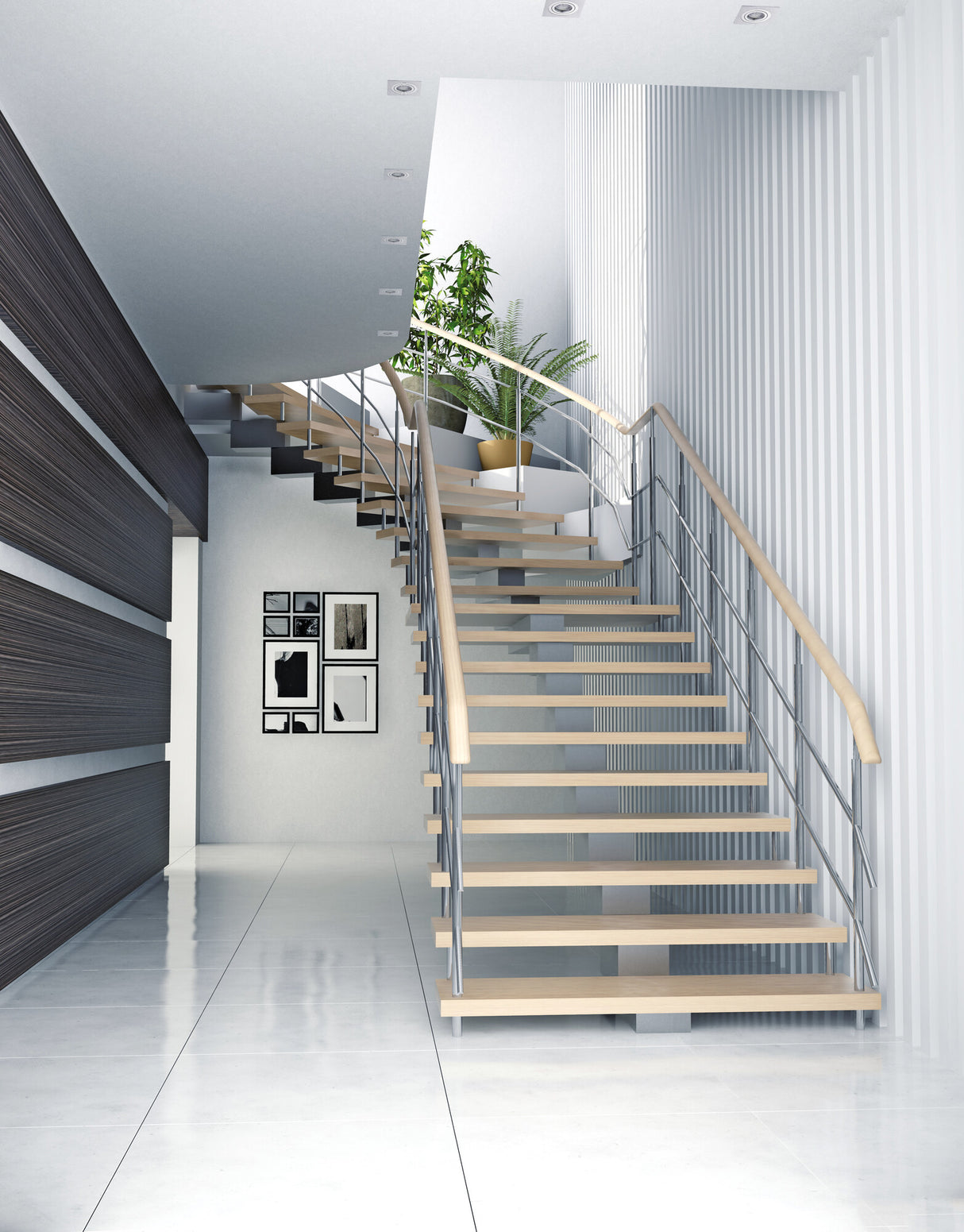 Seidy 90x90 Square MR16 Recessed Downlight - Brushed Aluminium