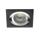 Seidy 90x90 Recessed MR16 Ceiling Downlight Frame - Black