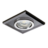 Morta MR16 Recessed Square Ceiling Spotlight - Black